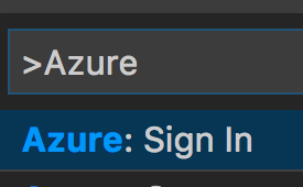 Azure Account Sign In